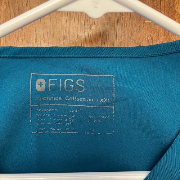 Figs Catarina One-Pocket Scrub Top deep reef - Picture 4 of 4